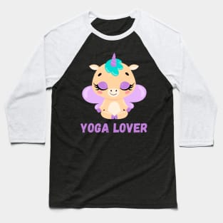 Funny Yoga Lover Baseball T-Shirt